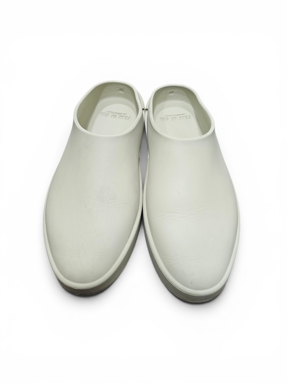 Fear of God Cream 'The California' Slip-On Clog Shoes - Picture 3 of 11
